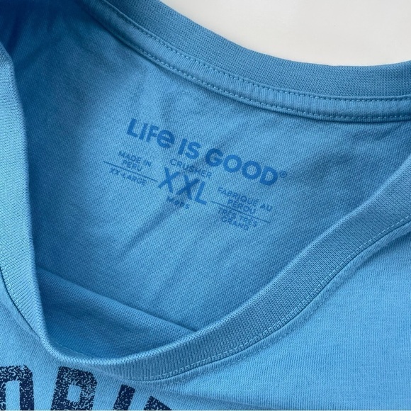 Life is Good Men's Blue My Favorite Color is Beer Long Sleeve Crusher Tee XXL - Picture 5 of 9